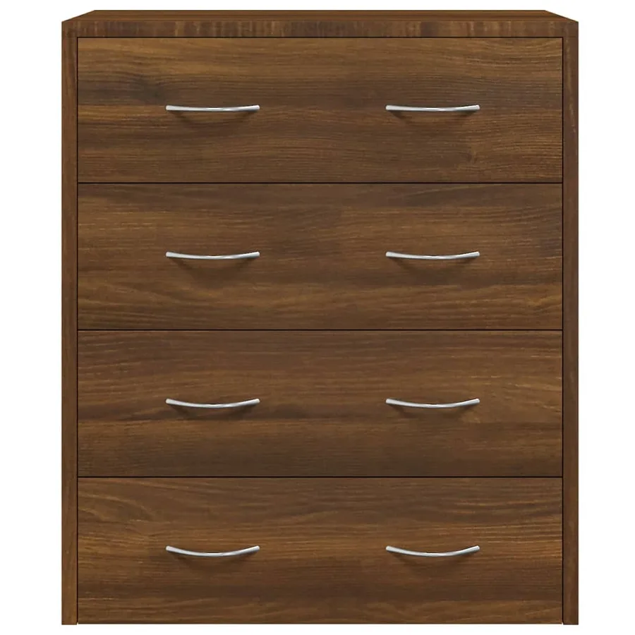 Buffet avec 4 tiroirs 60x30,5x71 cm Chêne marron - 4