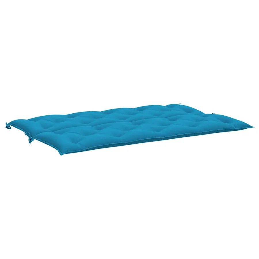 Coussin de banc de jardin bleu clair tissu oxford - 5