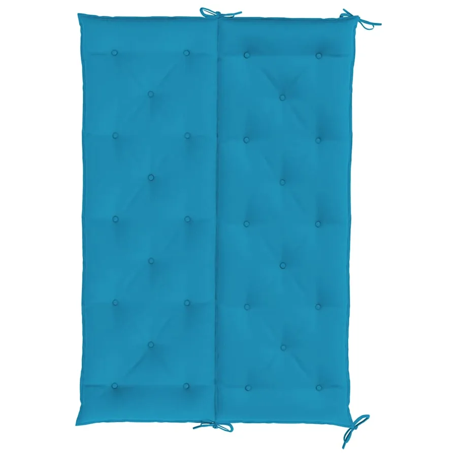 Coussin de banc de jardin bleu clair tissu oxford - 6