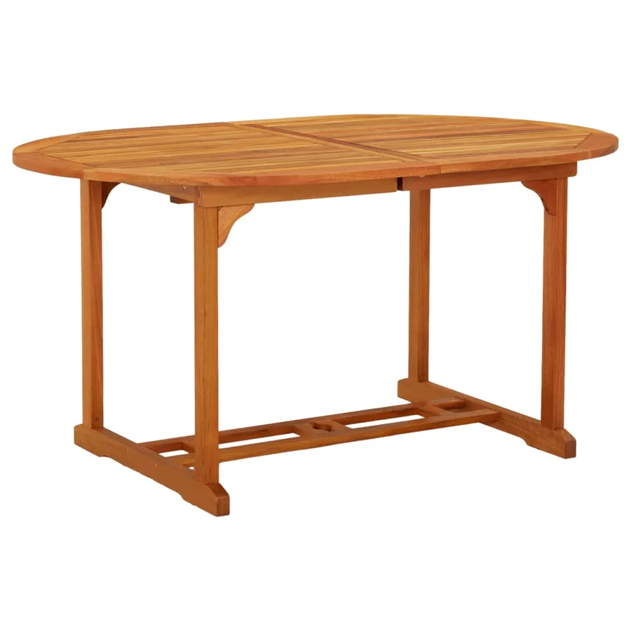 Table de jardin 200x100x75 cm Bois d'eucalyptus solide - 5