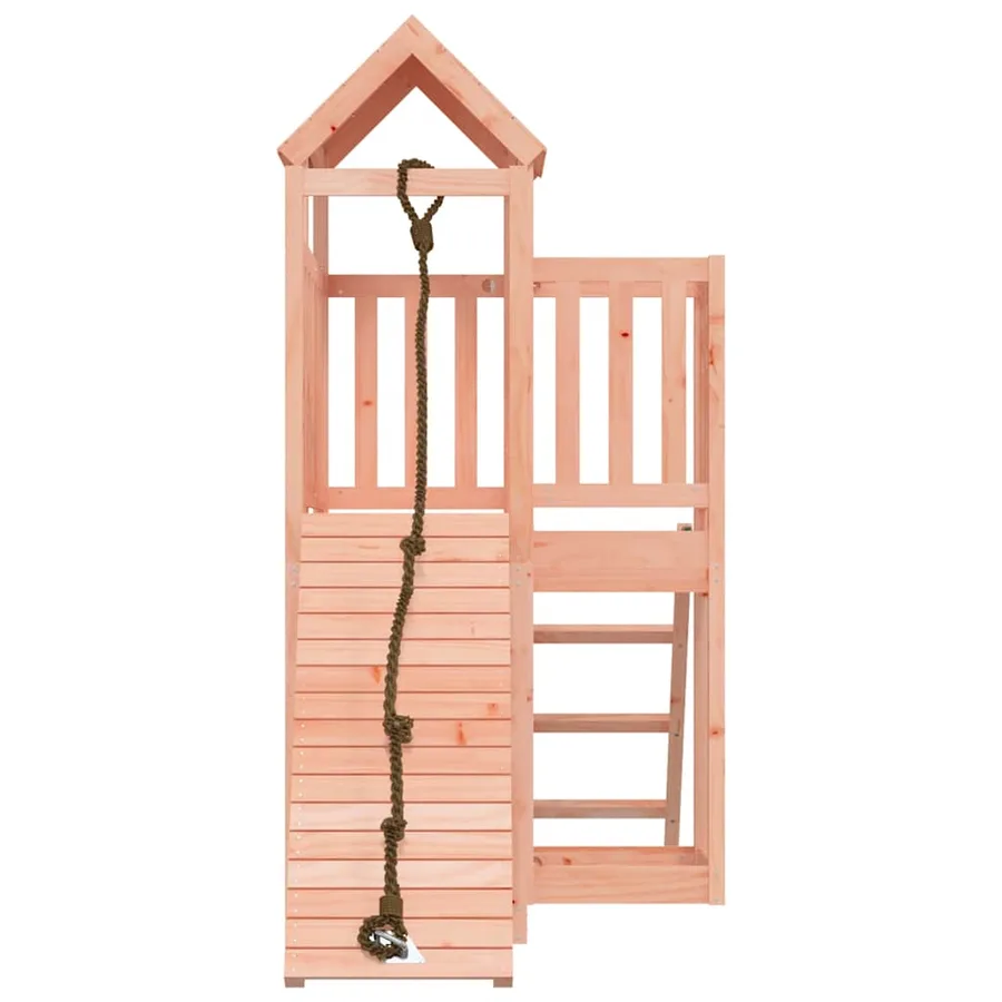 Maisonnette de jeu avec mur d'escalade bois massif Douglas - 4