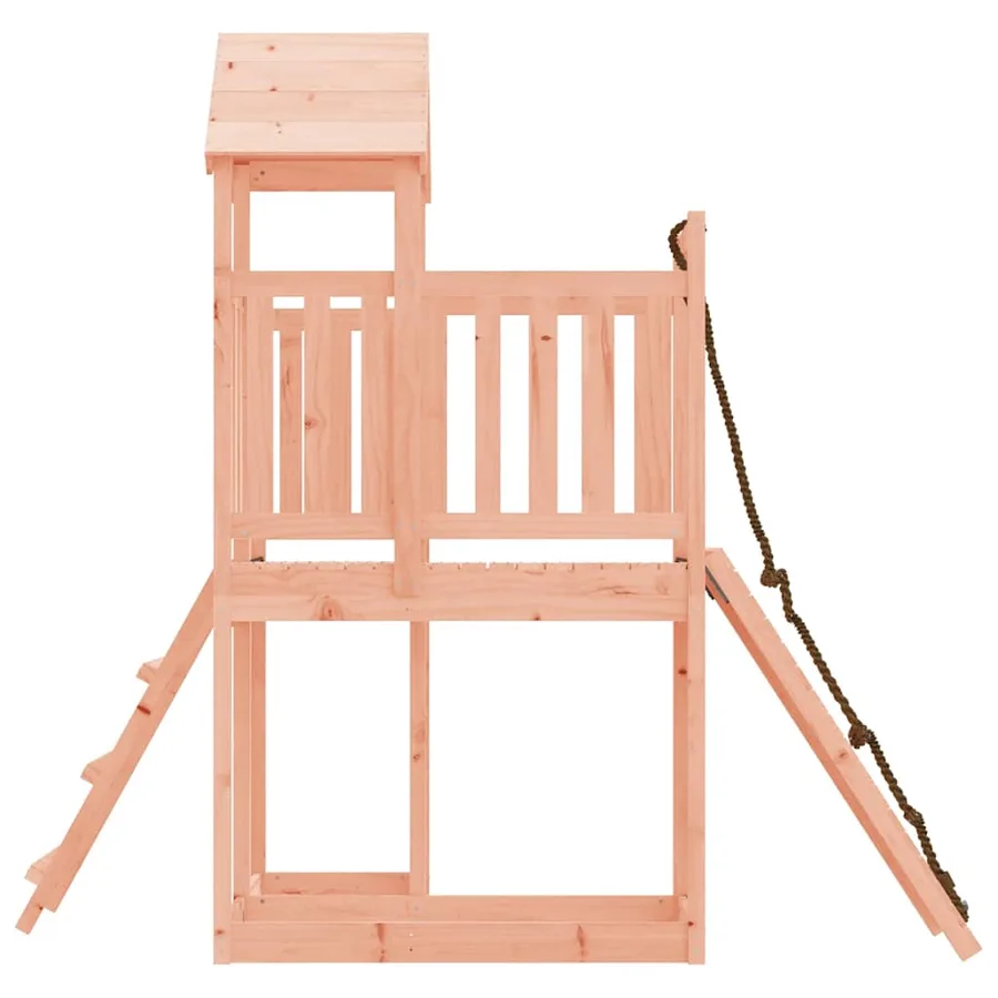 Maisonnette de jeu avec mur d'escalade bois massif Douglas - 5