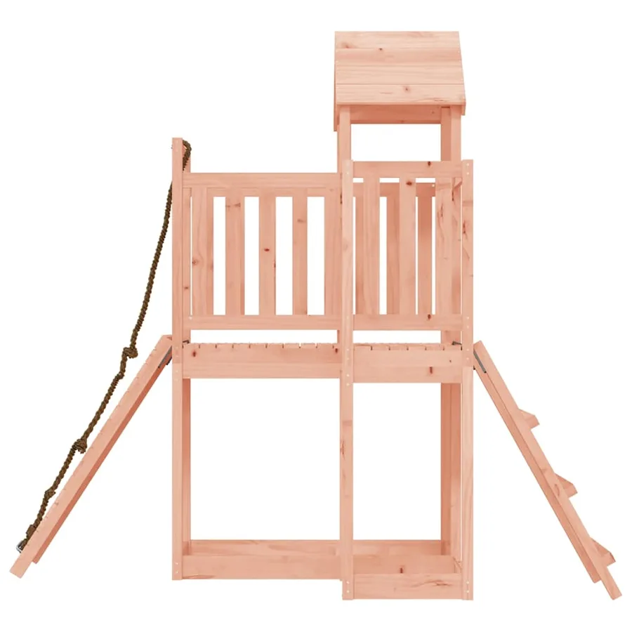 Maisonnette de jeu avec mur d'escalade bois massif Douglas - 6