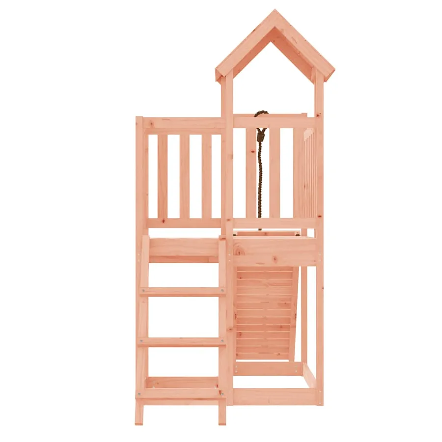 Maisonnette de jeu avec mur d'escalade bois massif Douglas - 7