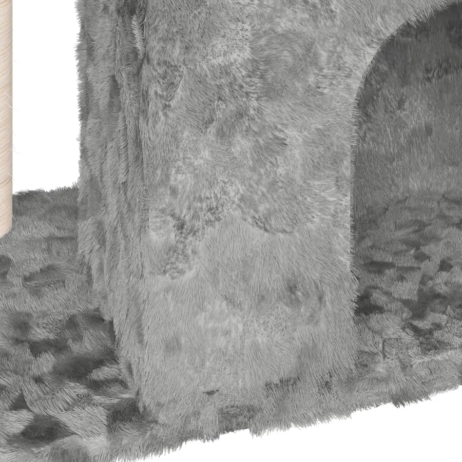 Arbre à chat avec griffoir en sisal Gris clair 51 cm - 6