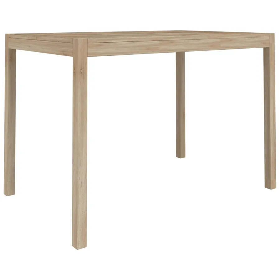 Table à manger 110x70x75 cm bois d'acacia solide - 2