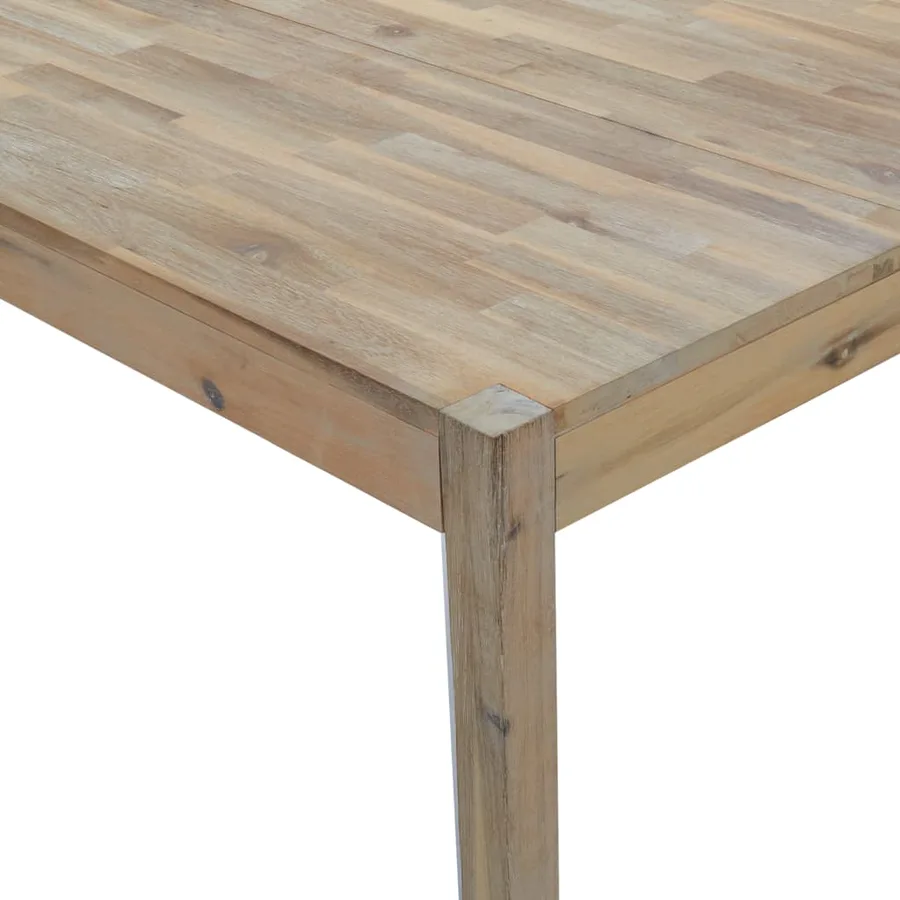 Table à manger 110x70x75 cm bois d'acacia solide - 7