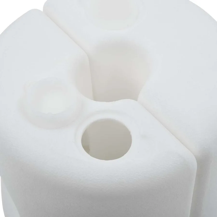 Poids de tonnelle 4 pcs PE Blanc - 6