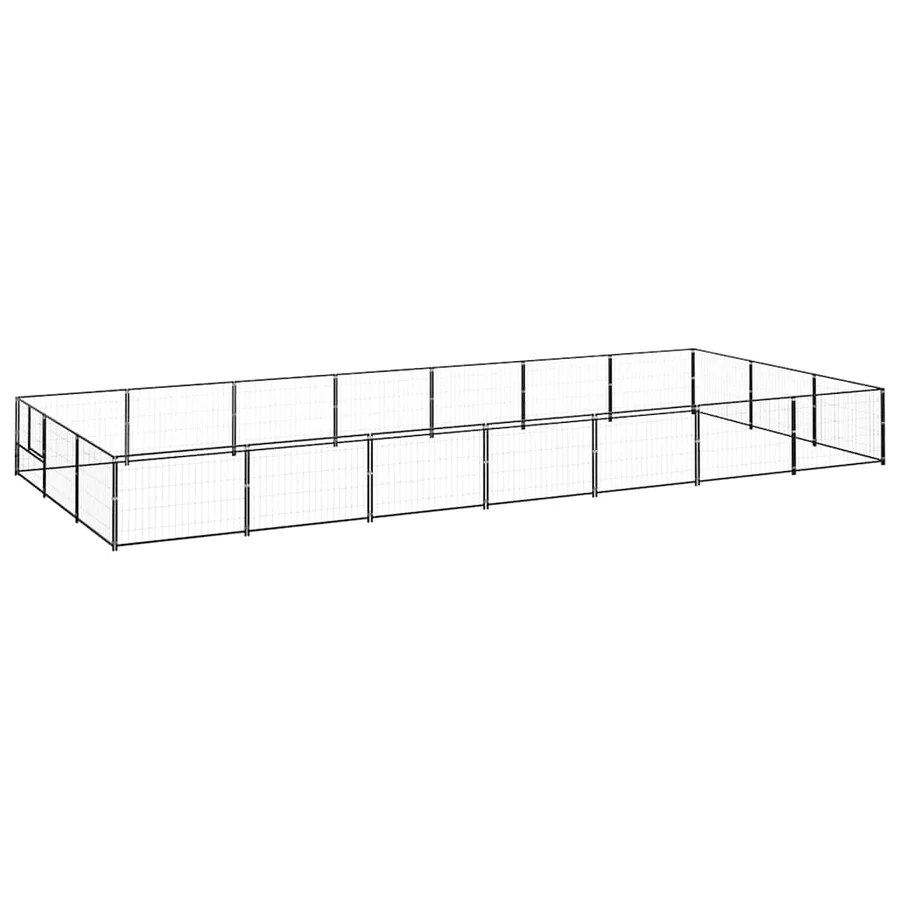 Chenil Noir 21 m² Acier - 2