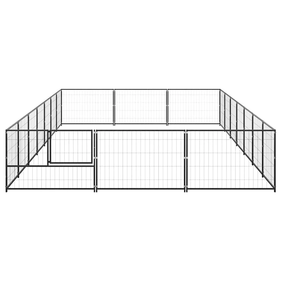 Chenil Noir 21 m² Acier - 5