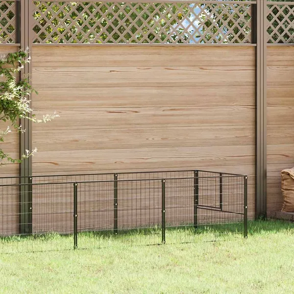 Chenil Noir 5 m² Acier