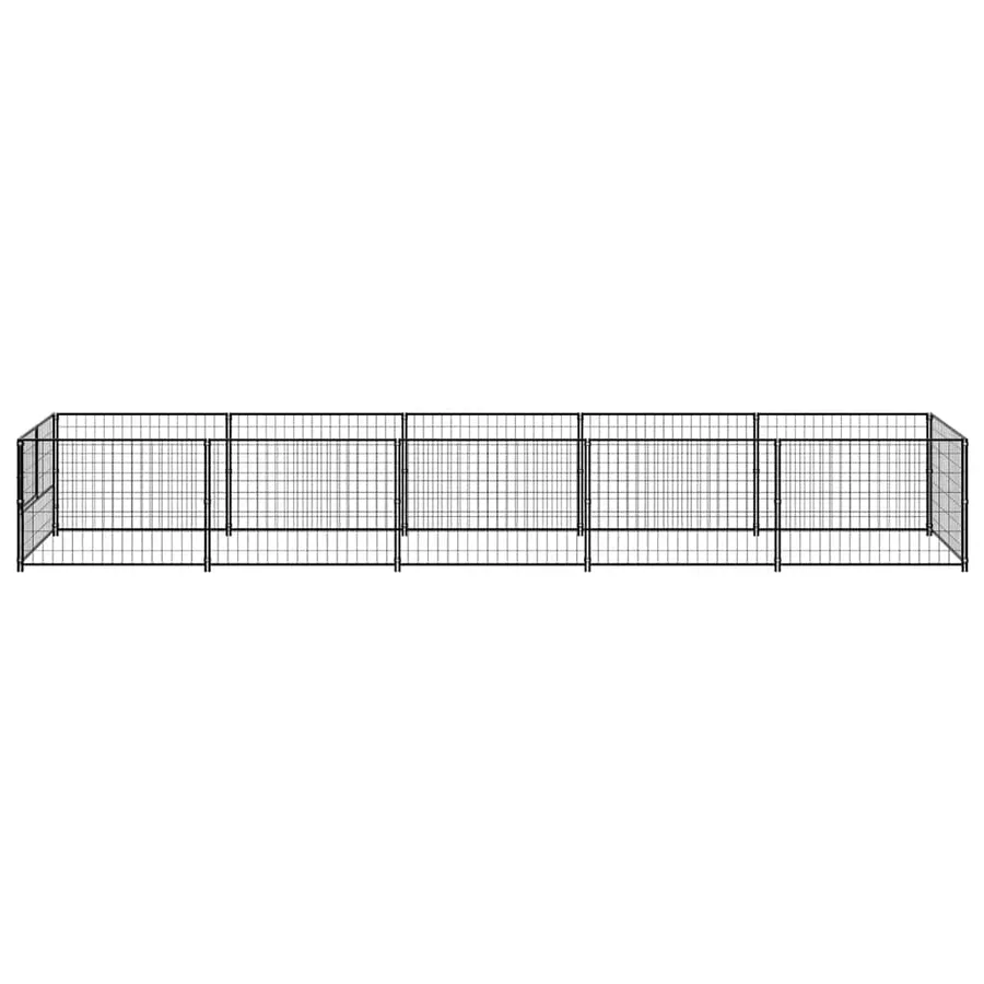 Chenil Noir 5 m² Acier - 5