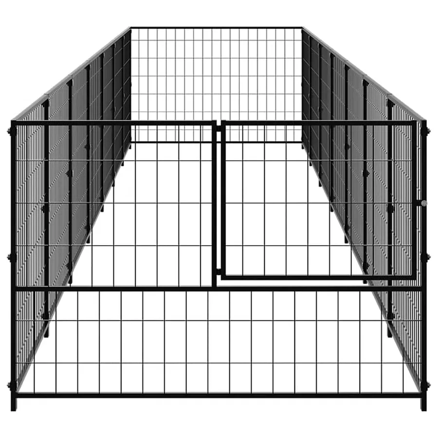 Chenil Noir 7 m² Acier - 4