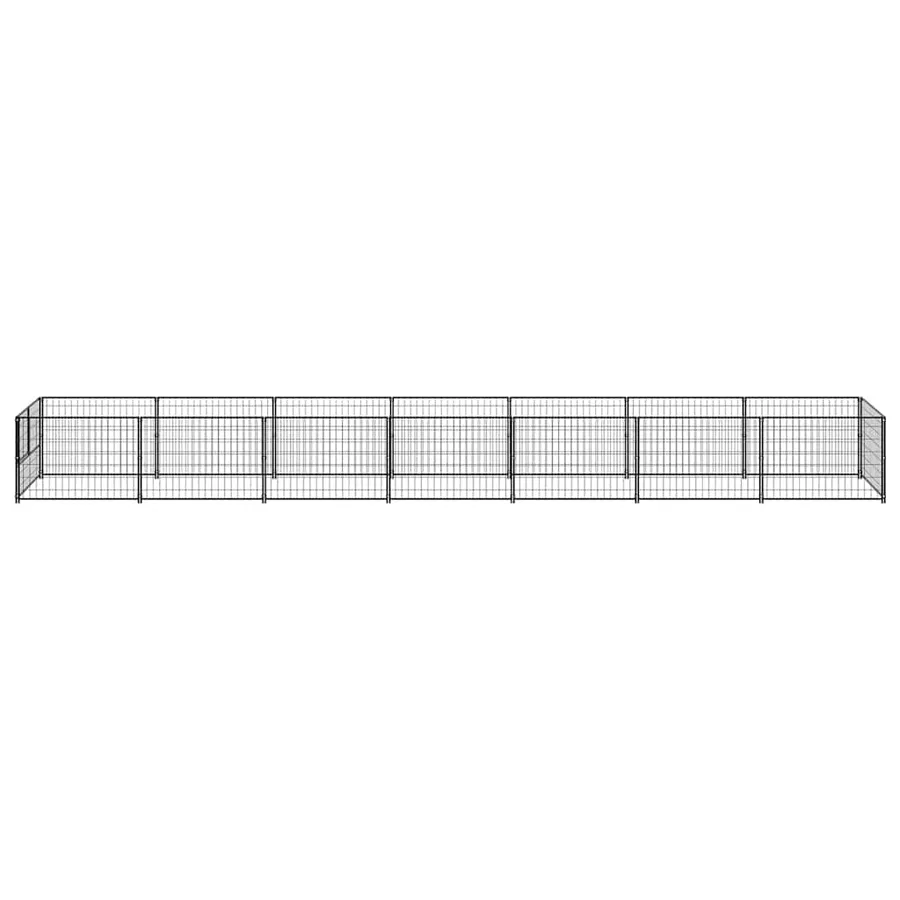 Chenil Noir 7 m² Acier - 5
