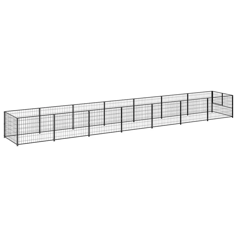 Chenil Noir 7 m² Acier - 6