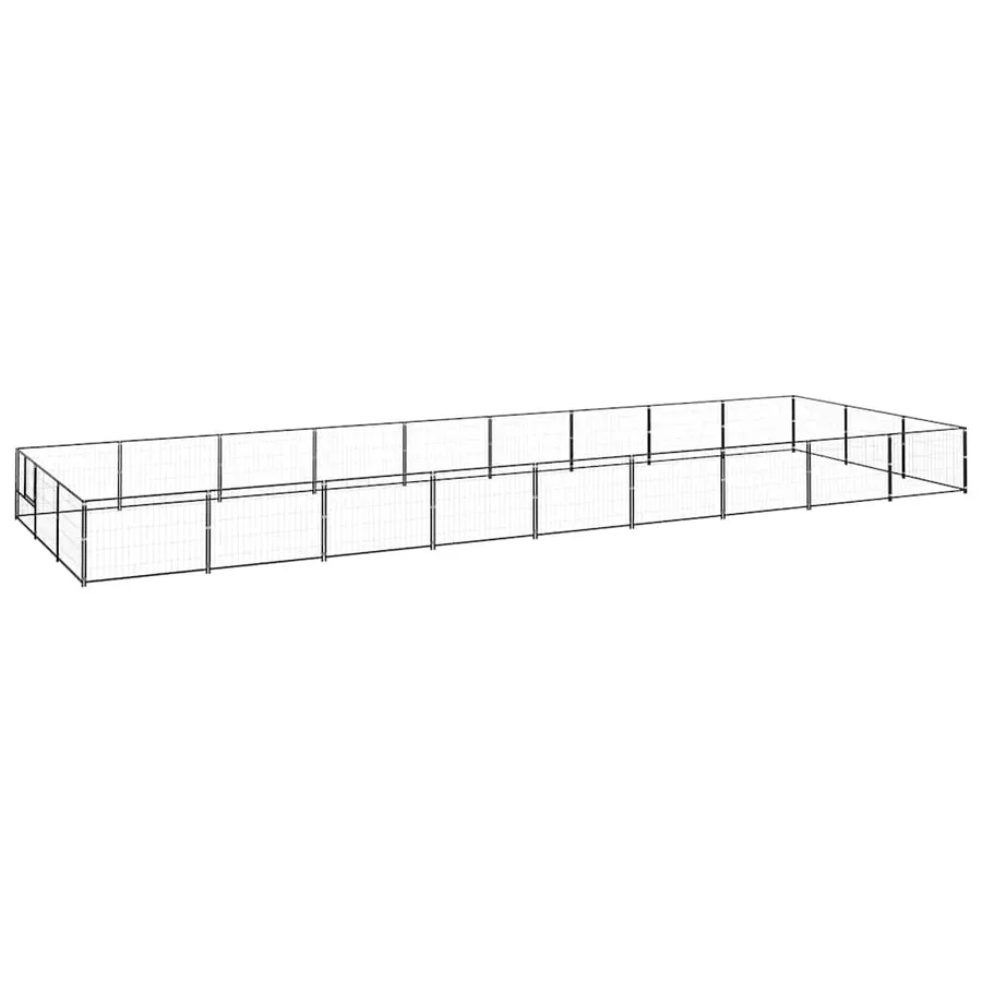 Chenil Noir 27 m² Acier - 2