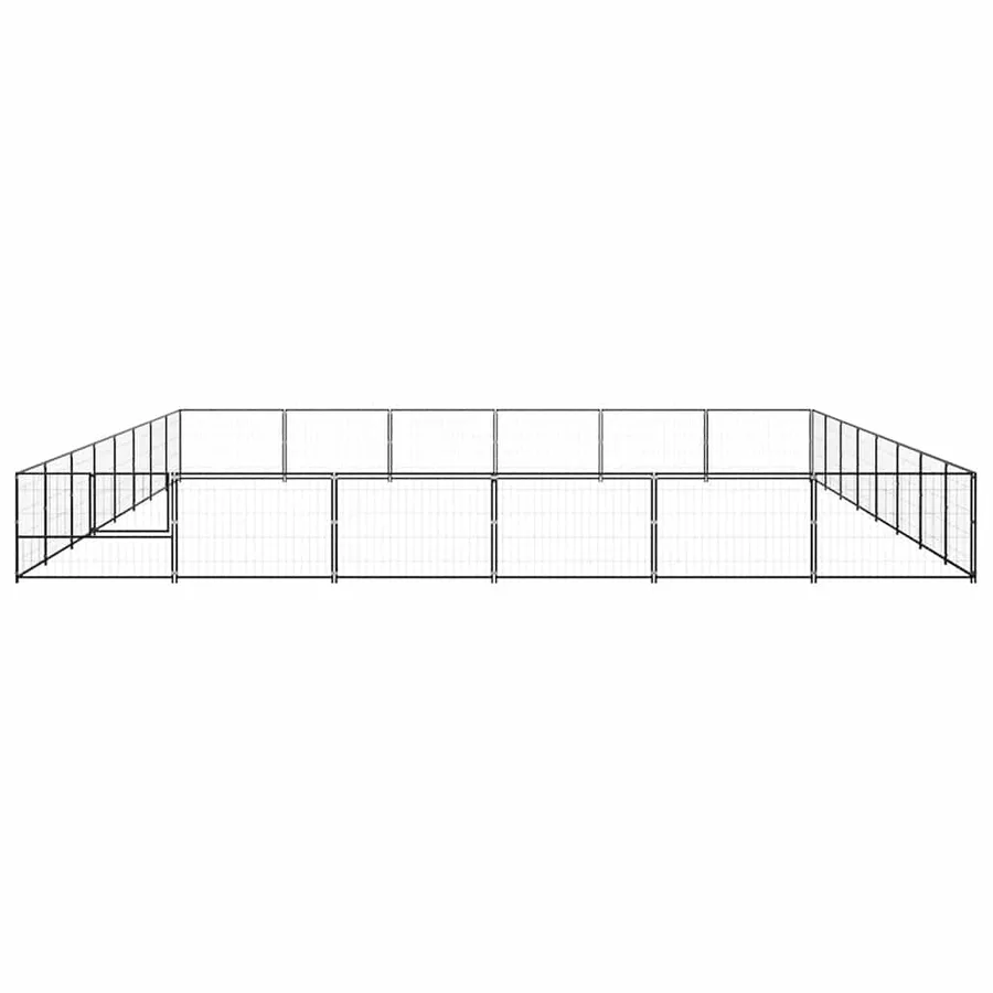 Chenil Noir 48 m² Acier - 5