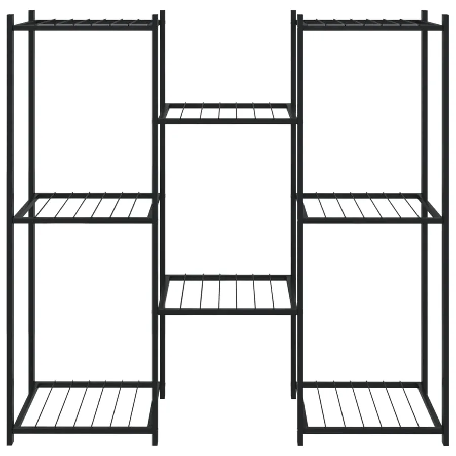 Jardinière 83x25x80 cm Noir Fer - 3