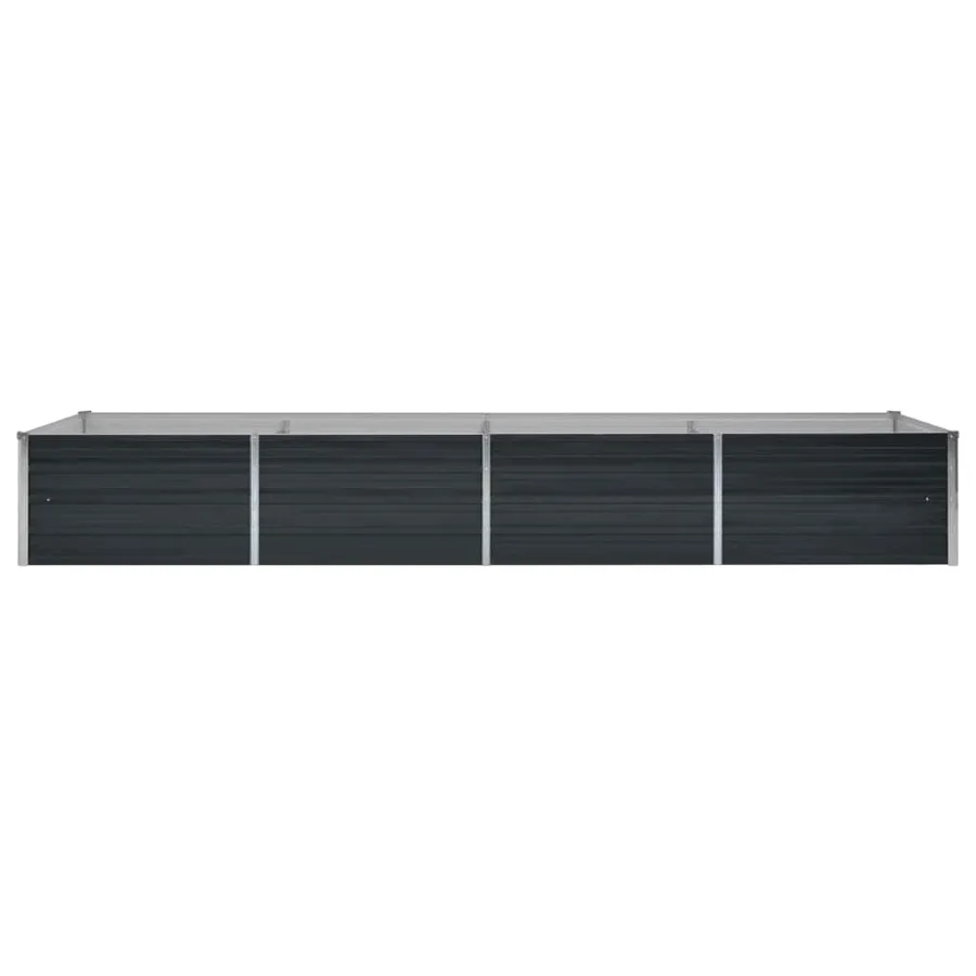 Lit surélevé de jardin Anthracite 320x80x45 cm Acier galvanisé - 4