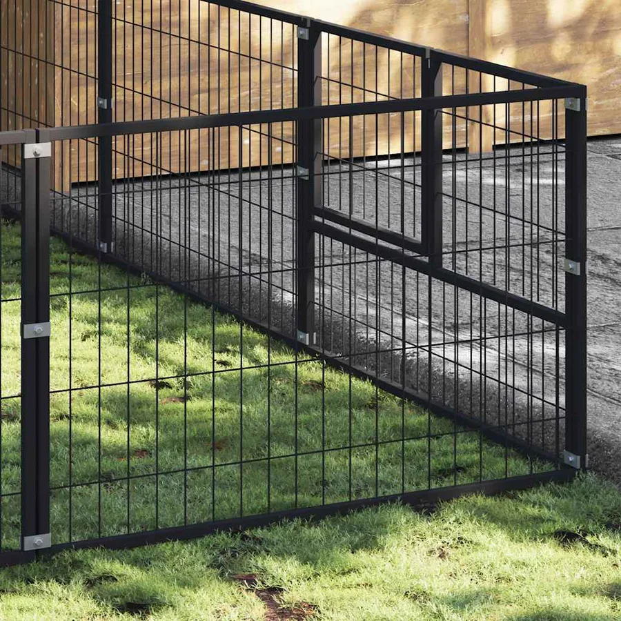 Chenil Noir 9 m² Acier - 3