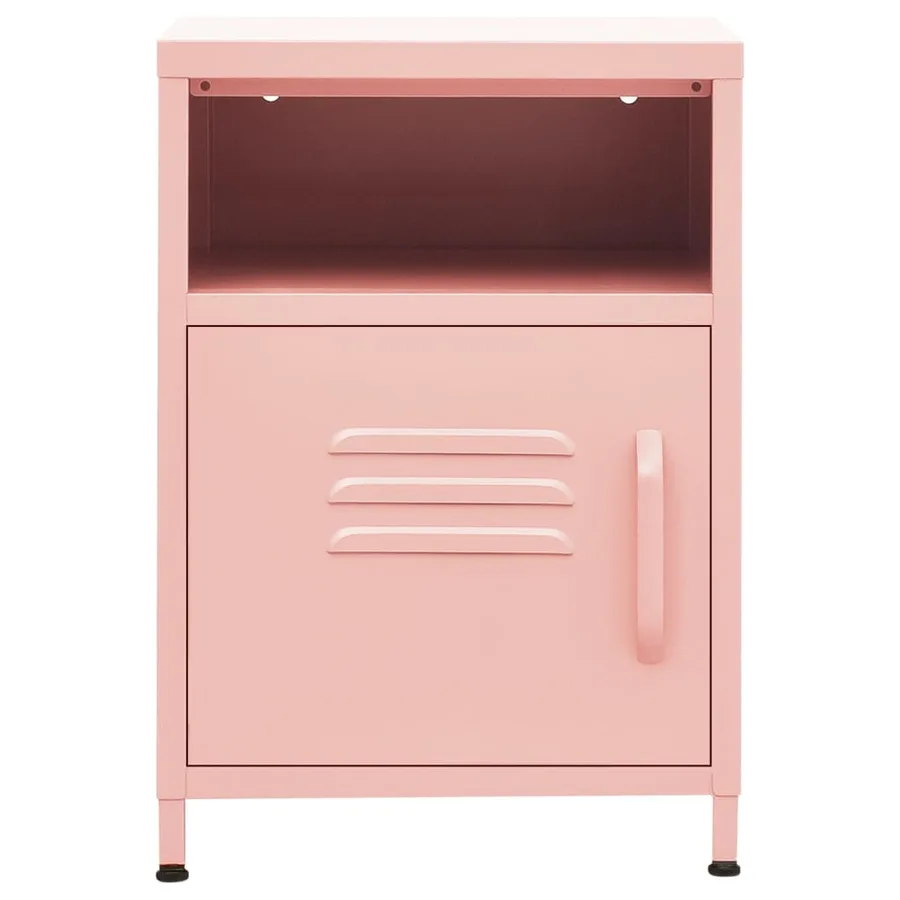 Table de chevet Rose 35x35x51 cm Acier - 3