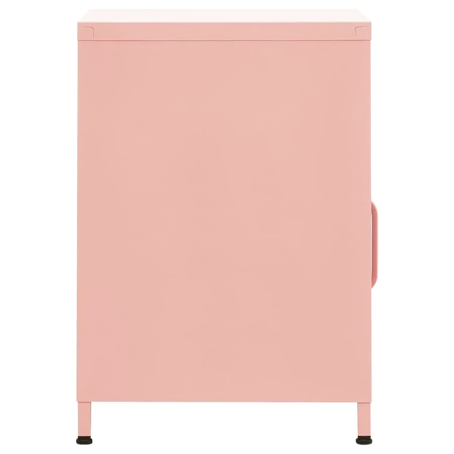 Table de chevet Rose 35x35x51 cm Acier - 4