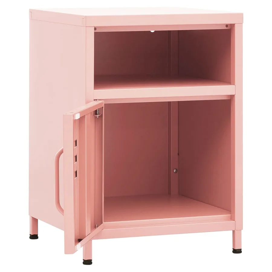 Table de chevet Rose 35x35x51 cm Acier - 6