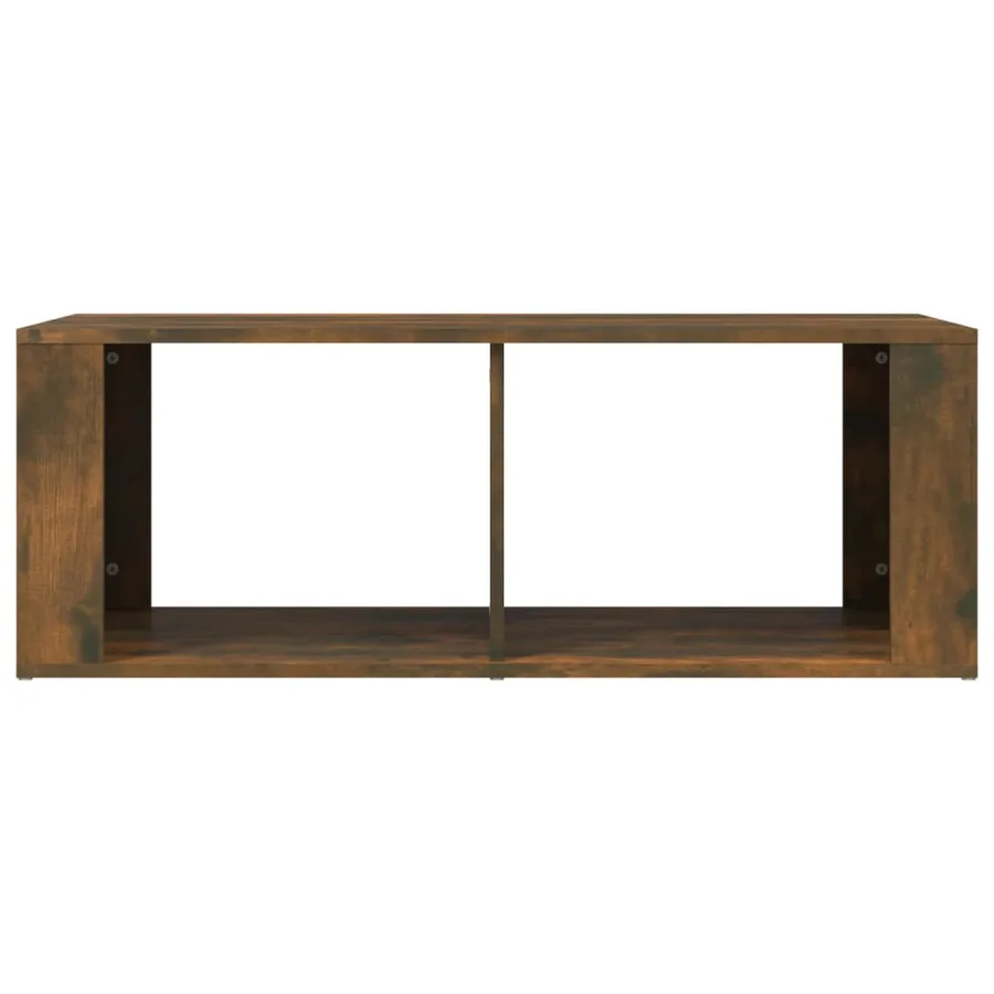 Table basse Chêne fumé 100x50x36 cm Bois d'ingénierie - 5