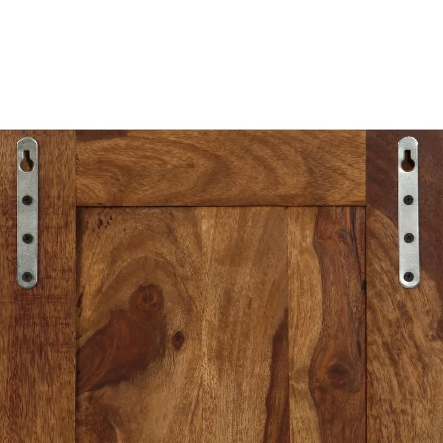 Portemanteaux 2 pcs Bois solide de Sesham - 6