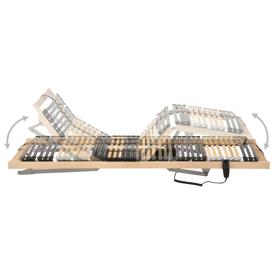 Sommier à lattes électrique sans matelas avec 7 zones 80x200 cm - 3