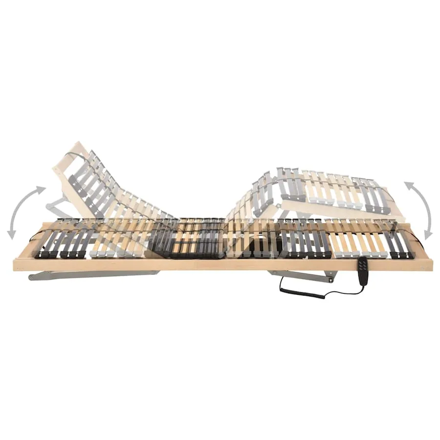 Sommier à lattes électrique sans matelas avec 7 zones 80x200 cm - 6