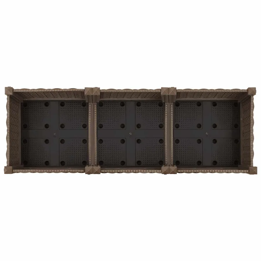 Lit surélevé 120x40x23 cm Polypropylène - 6