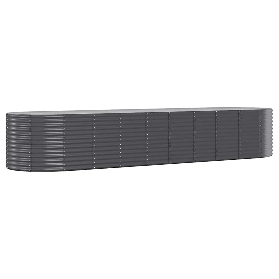 Lit surélevé de jardin Acier galvanisé Anthracite - 2
