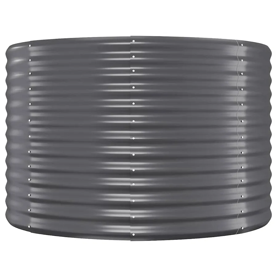 Lit surélevé de jardin Acier galvanisé Anthracite - 4