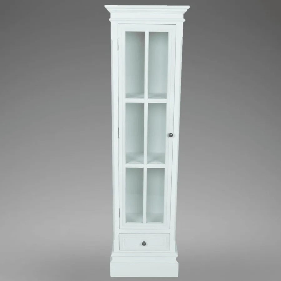 Meuble de bibliothèque avec 3 étagères Blanc Bois - 3
