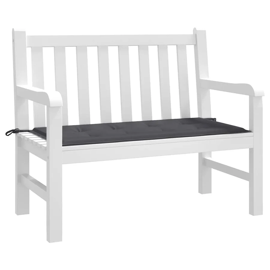 Coussin de banc de jardin anthracite 100x50x3 cm tissu oxford - 3