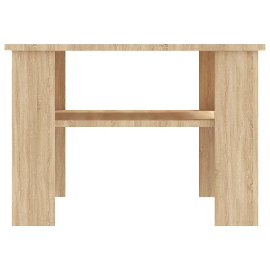 Table basse Chêne sonoma 60x60x42 cm Bois d’ingénierie - 4