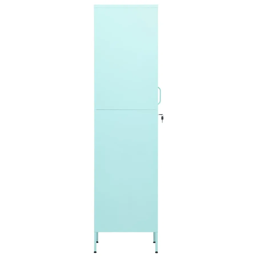 Armoire à casiers Vert menthe 35x46x180 cm Acier - 4