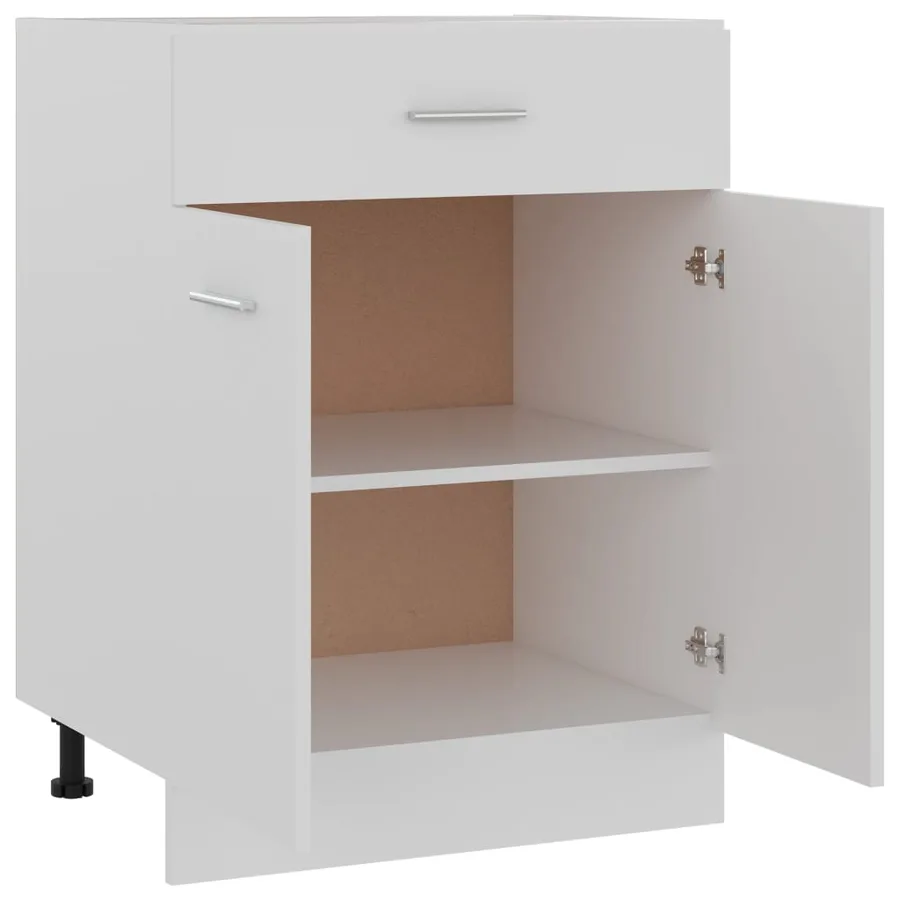 Armoire à tiroirs "Lyon" Blanc 60 x 46 x 81,5 cm Bois d'ingénierie - 4