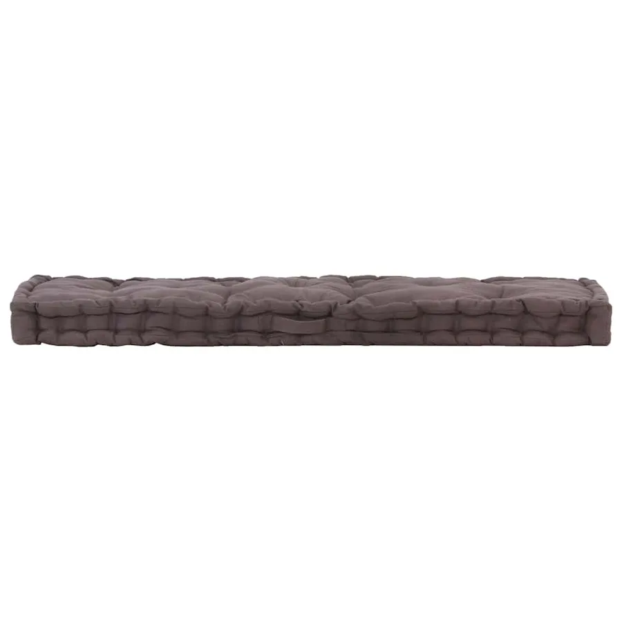 Coussins de plancher de palette lot de 2 Coton Anthracite - 5