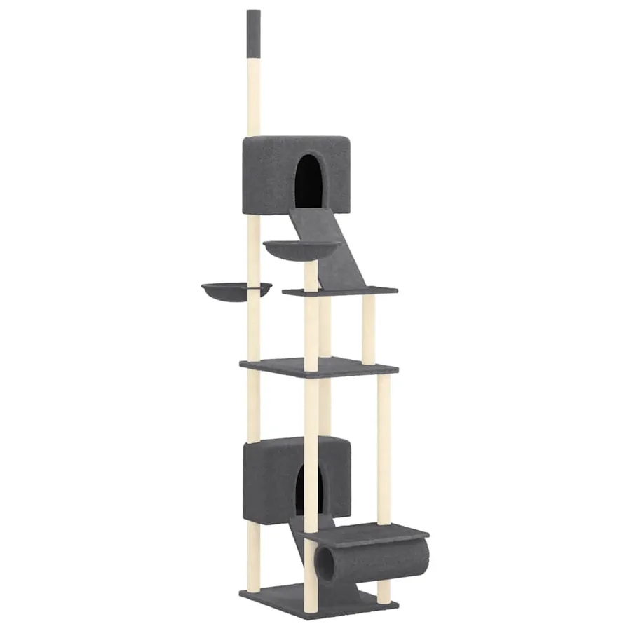 Arbre à chat du sol au plafond Gris foncé 277-303 cm - 2