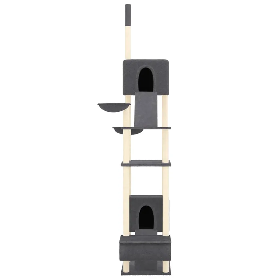 Arbre à chat du sol au plafond Gris foncé 277-303 cm - 3