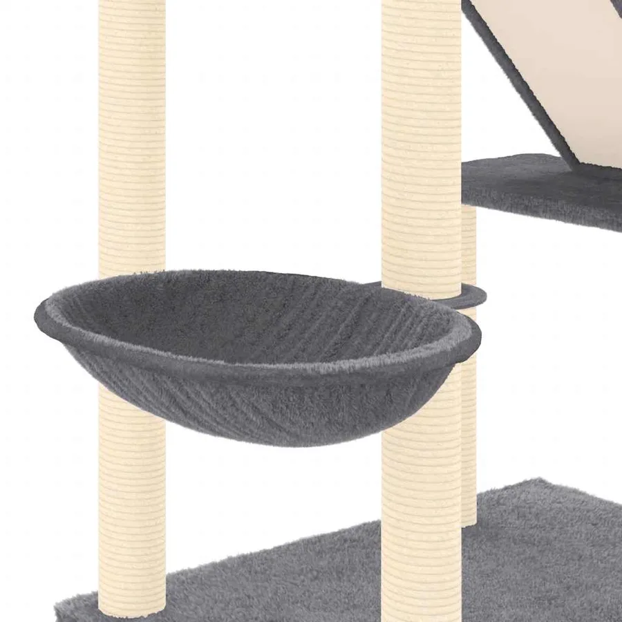 Arbre à chat du sol au plafond Gris foncé 277-303 cm - 8