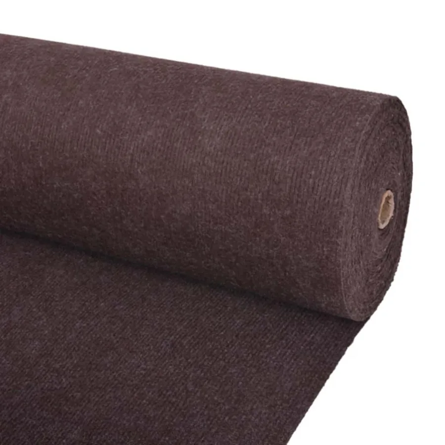 Tapis Marron 1,2 x 10 m Polyester