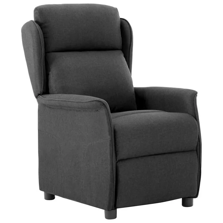 Fauteuil inclinable Gris foncé 66.5 x 94 x 101.5 cm Polyester