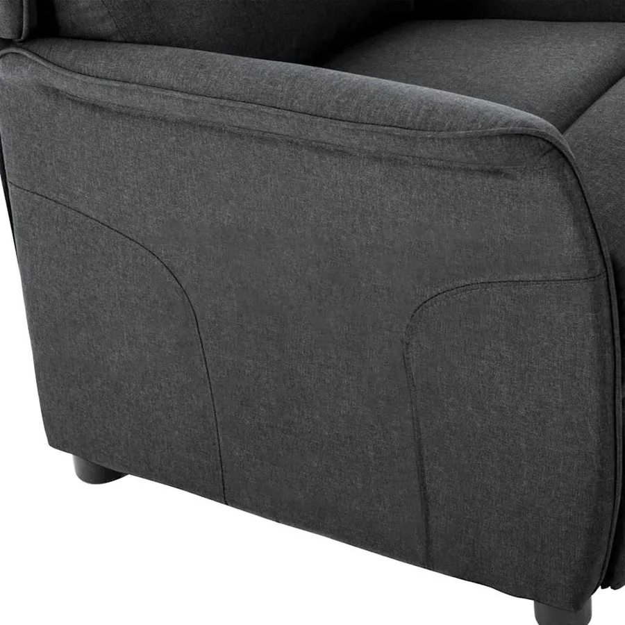 Fauteuil inclinable Gris foncé 66.5 x 94 x 101.5 cm Polyester - 6