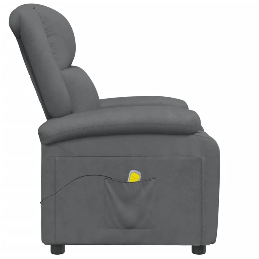 Fauteuil de massage Anthracite Similicuir - 4