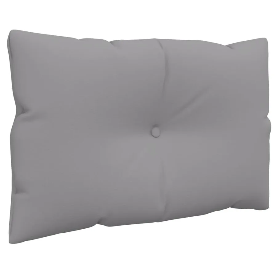Coussins de palette lot de 2 gris tissu - 4