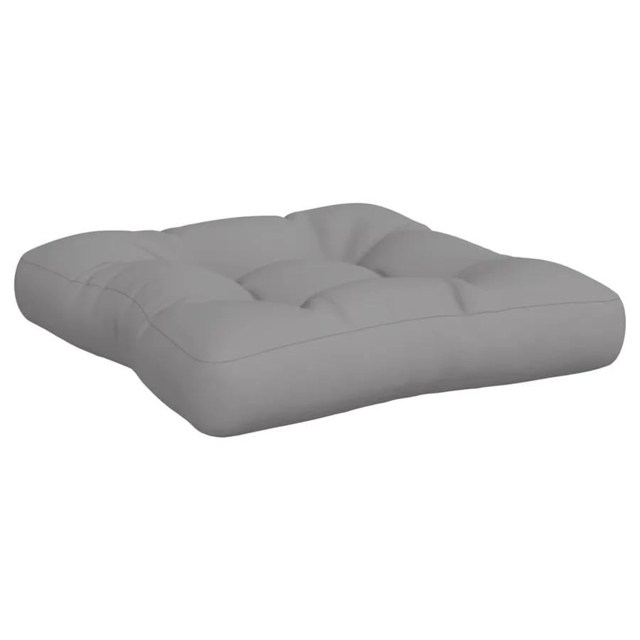 Coussins de palette lot de 2 gris tissu - 6