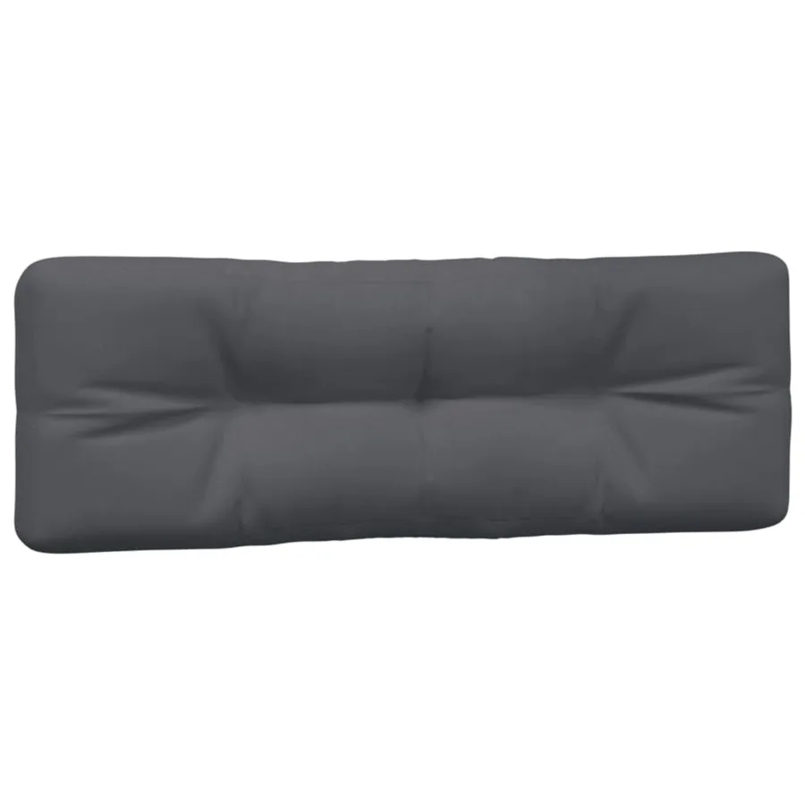 Coussins de palette lot de 2 anthracite tissu - 5
